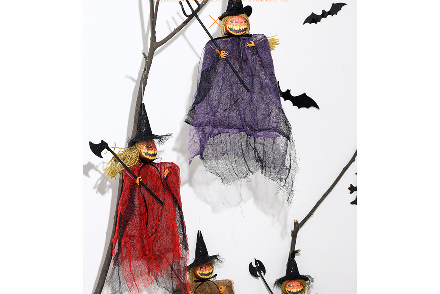 **Halloween Scary Pumpkin Doll Pendant - A Must-Haunted Party Decoration**