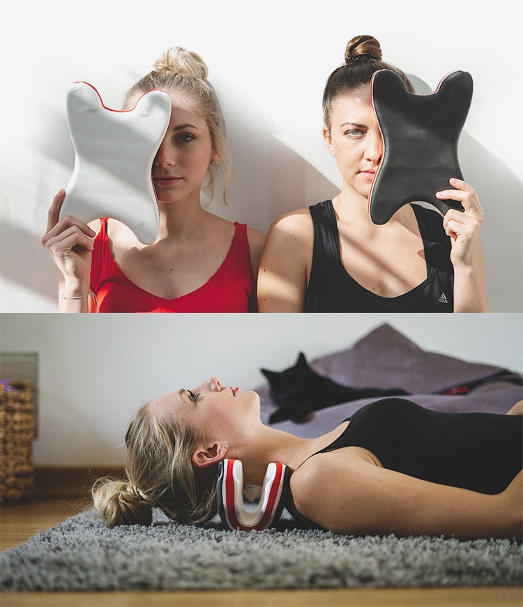 # EVA Waterproof Cervical Traction Massage Pillow