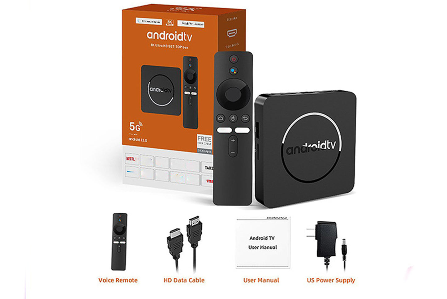 **Wi-Fi 6 Smart Internet Set-Top Box 8GB+128GB UK Edition**(UK plug)