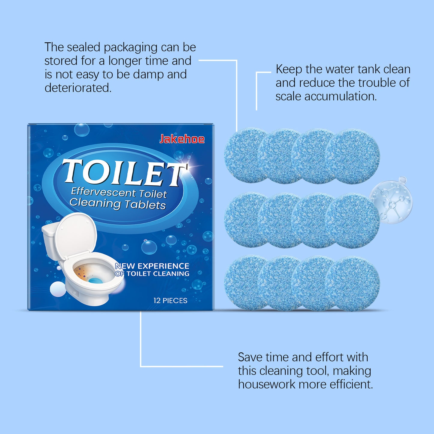 # Toilet Cleaning Effervescent Tablets