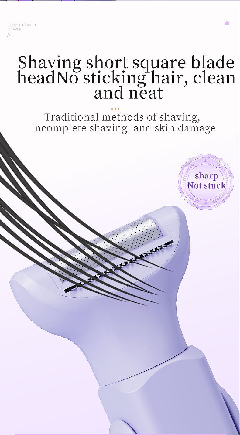 # Digital Display 5-in-1 Electric Hair Shaver for Women