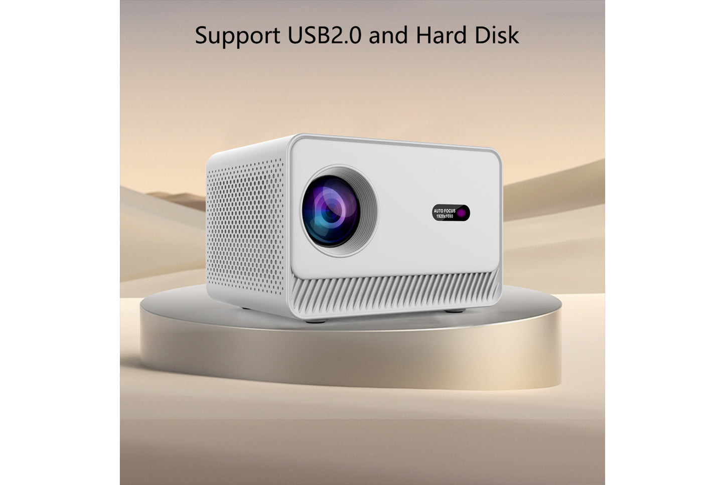 **M10 Smart Projector, White, Android**(UK plug)