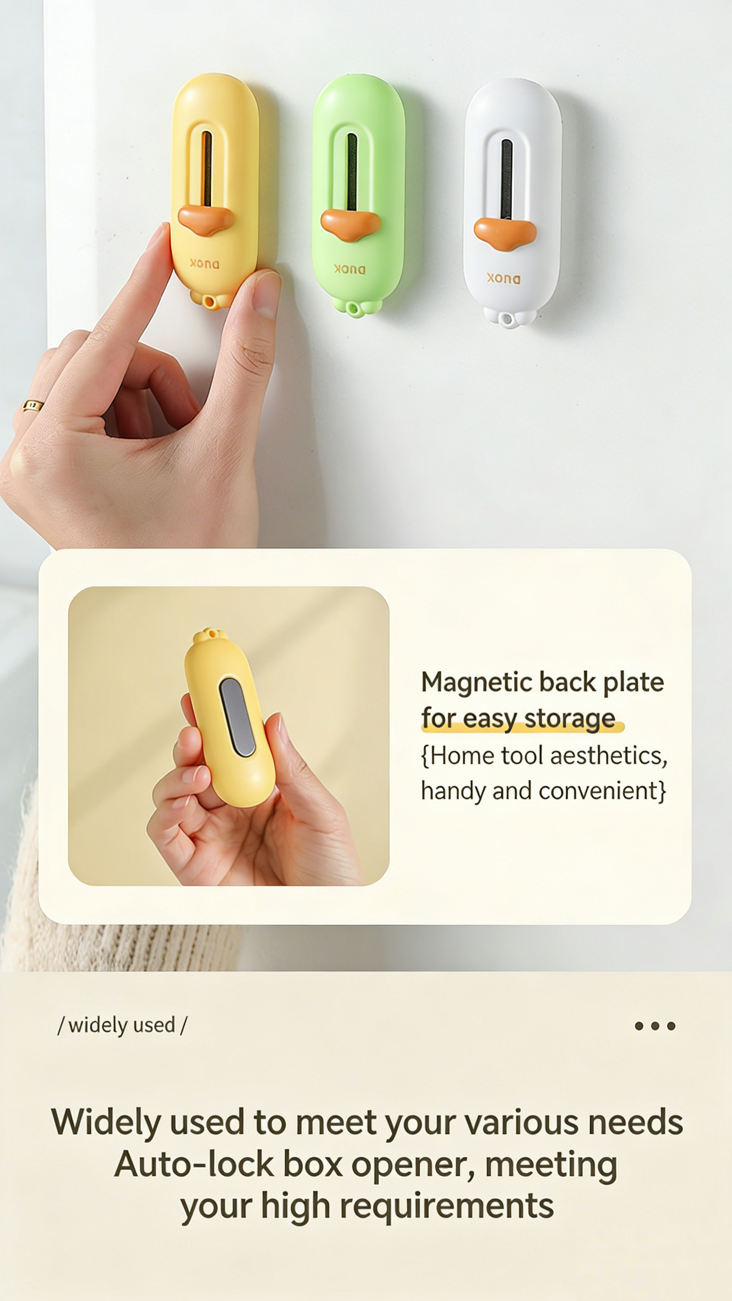 Little Yellow Duck Magnetic Box Opener