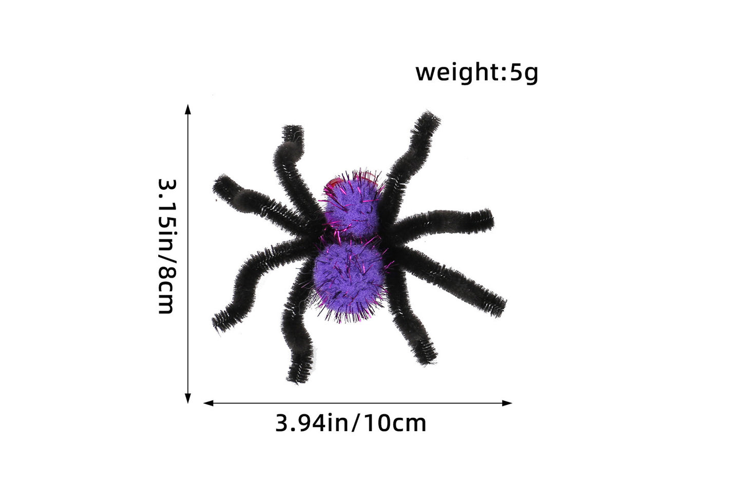 **Halloween Spider Hair Clips - Halloween Party Decorations for Kids and Adults**