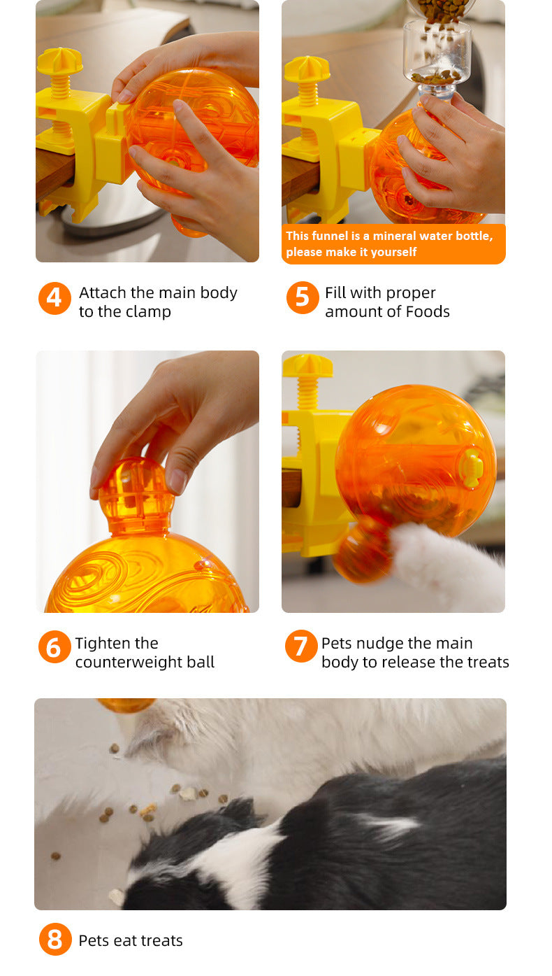 # Adjustable Pet Food Dispenser Toy