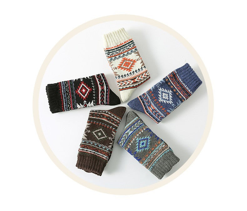 **Men's Autumn/Winter Socks | Mid-Calf Socks, 5-Pair Pack**