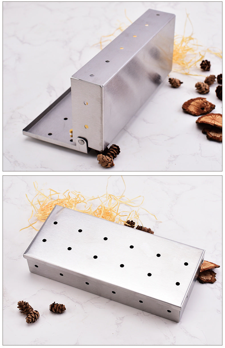 Stainless Steel BBQ Smoker Box