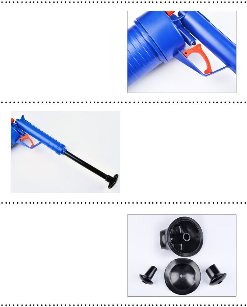 Pneumatic One-Shot Drain Cleaner