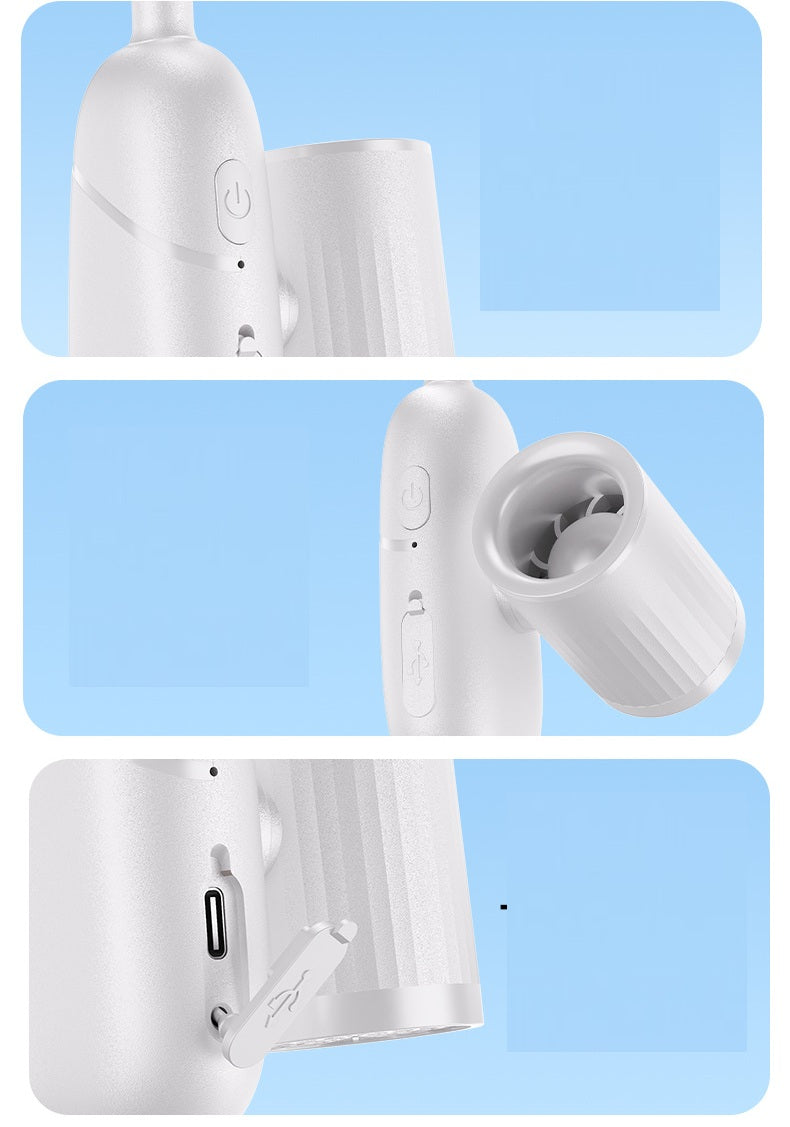 # Adjustable Wide-Angle Neckband Portable Fan