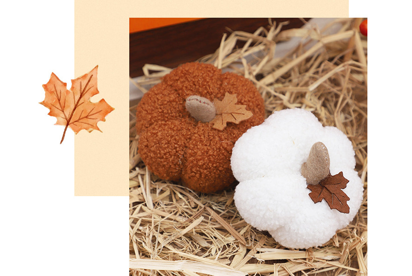 Halloween Decorations, Nordic-Style Simulated Pumpkin Figurine and Gift**