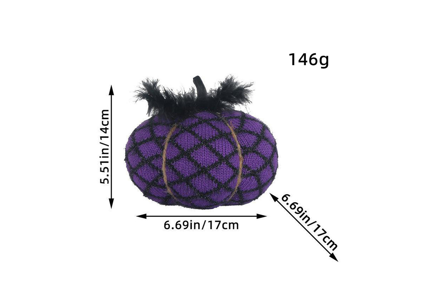 Halloween Pumpkin Ornaments | Five Colors Available