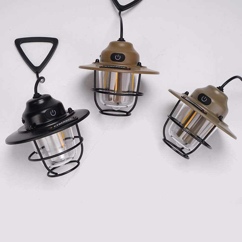 # Pinecone-Shaped Camping Pendant Light