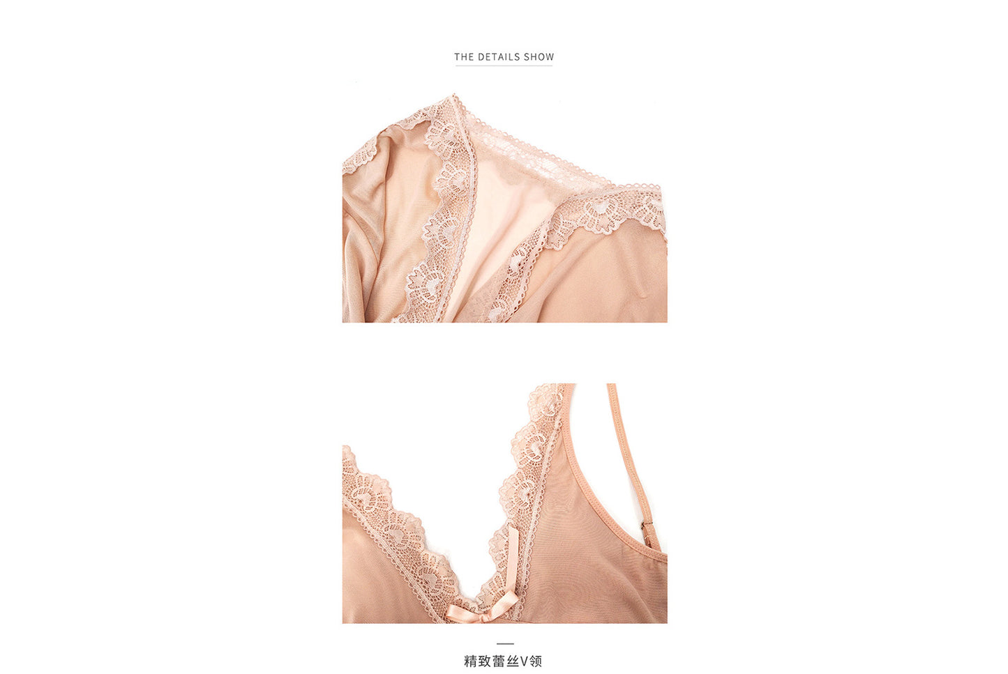 *Three-Piece Sexy Lingerie Set with Padded Bra