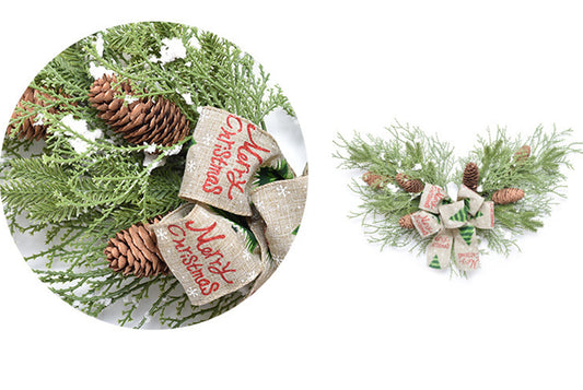 50cm PE Venetian Snow Horn Wall Hanging