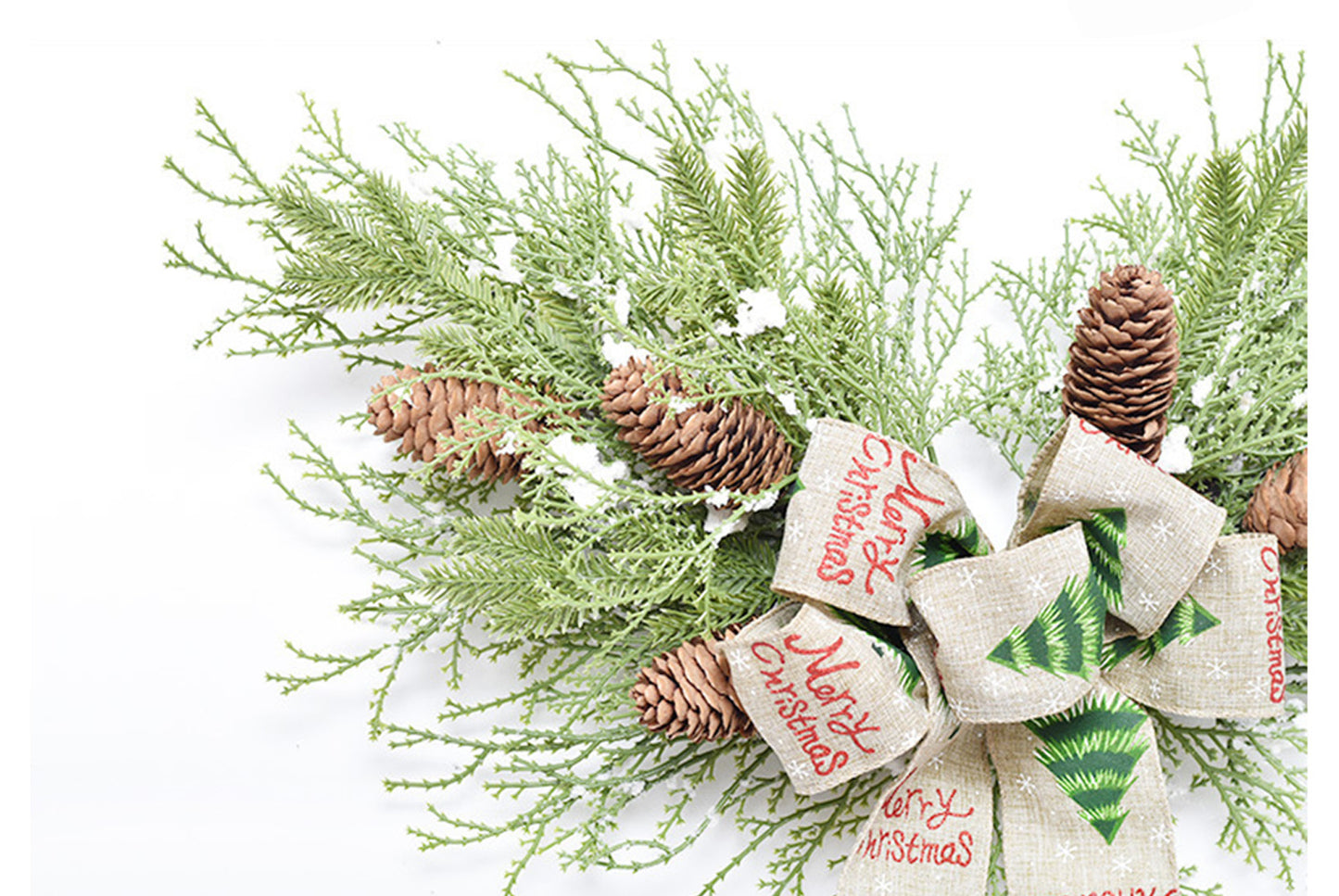 50cm PE Venetian Snow Horn Wall Hanging