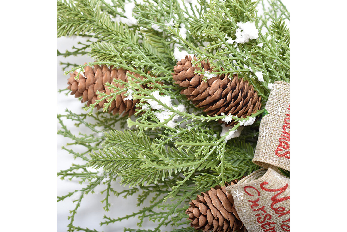 50cm PE Venetian Snow Horn Wall Hanging