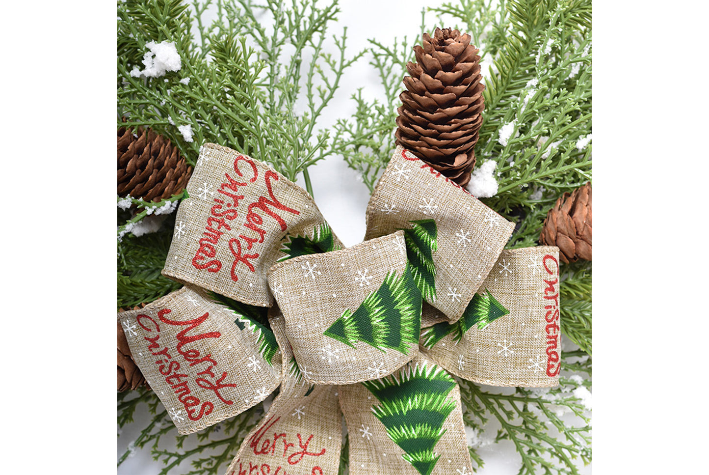 50cm PE Venetian Snow Horn Wall Hanging