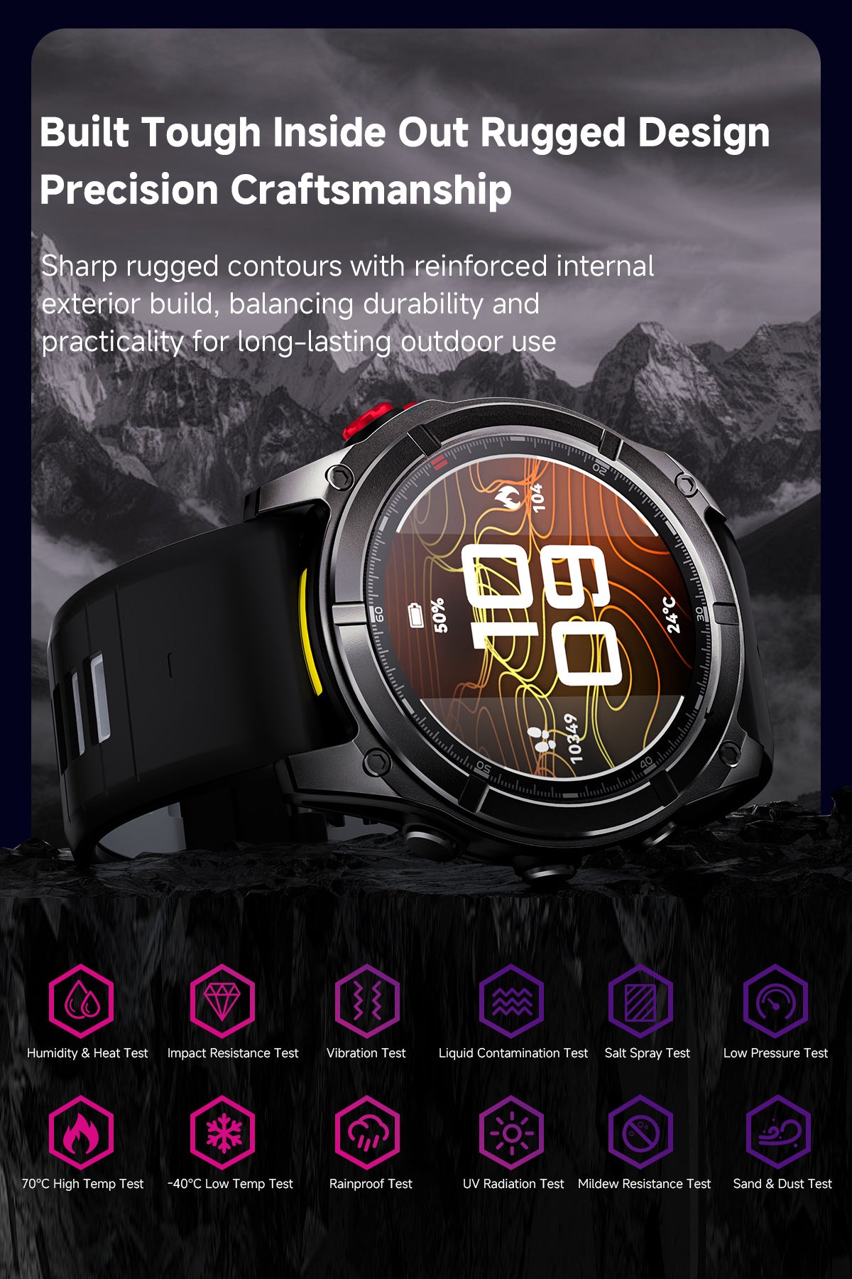 # F8 Pro Outdoor Multifunctional Smartwatch