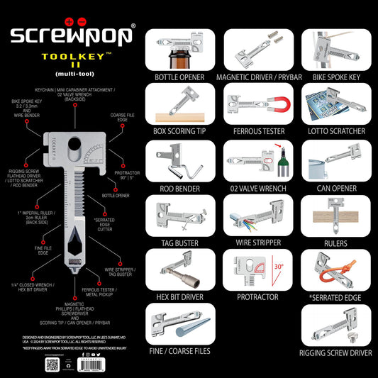 17-in-1 Multi-Tool Keychain