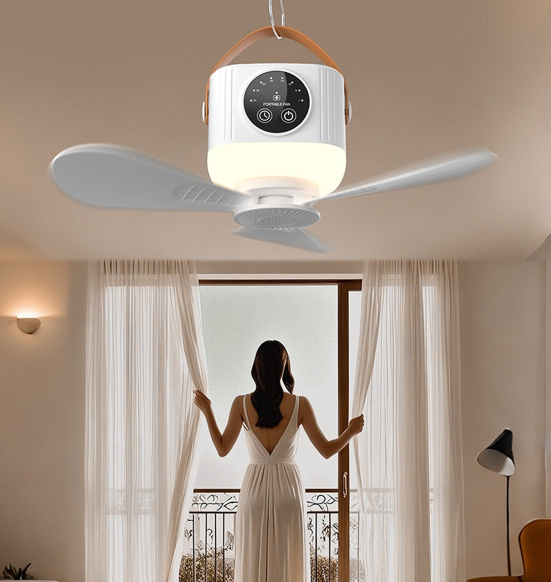 # Portable Hanging Rechargeable Ceiling Fan