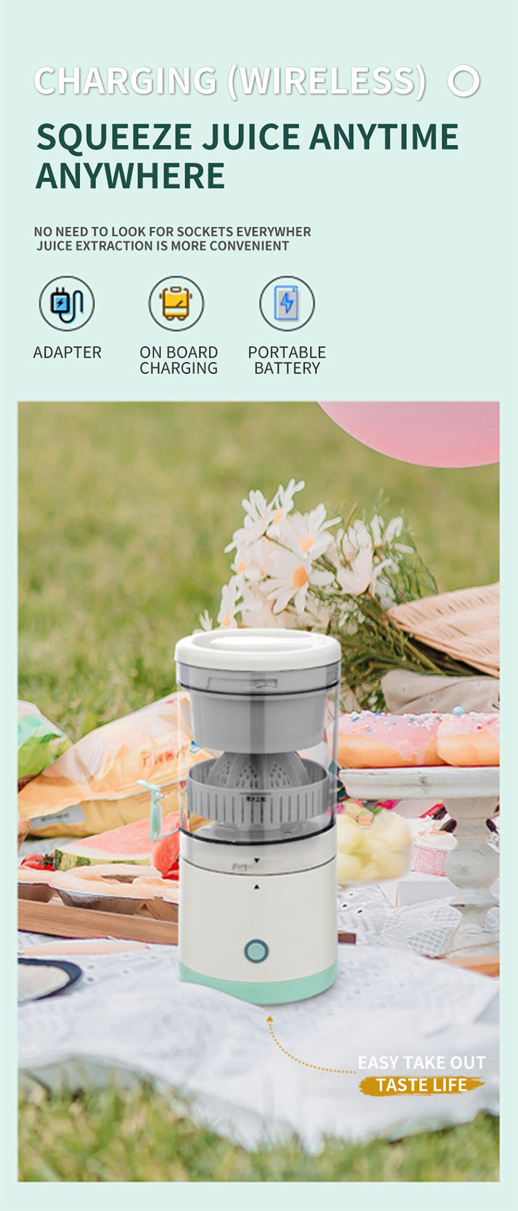 # Wireless Portable Electric Juicer