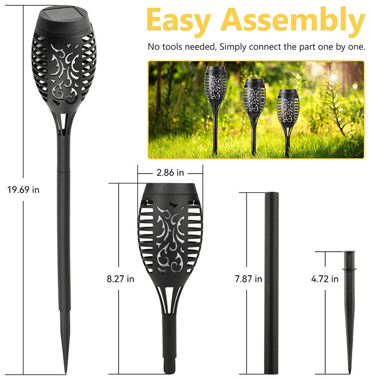 # Solar Torch-Shaped Garden Light