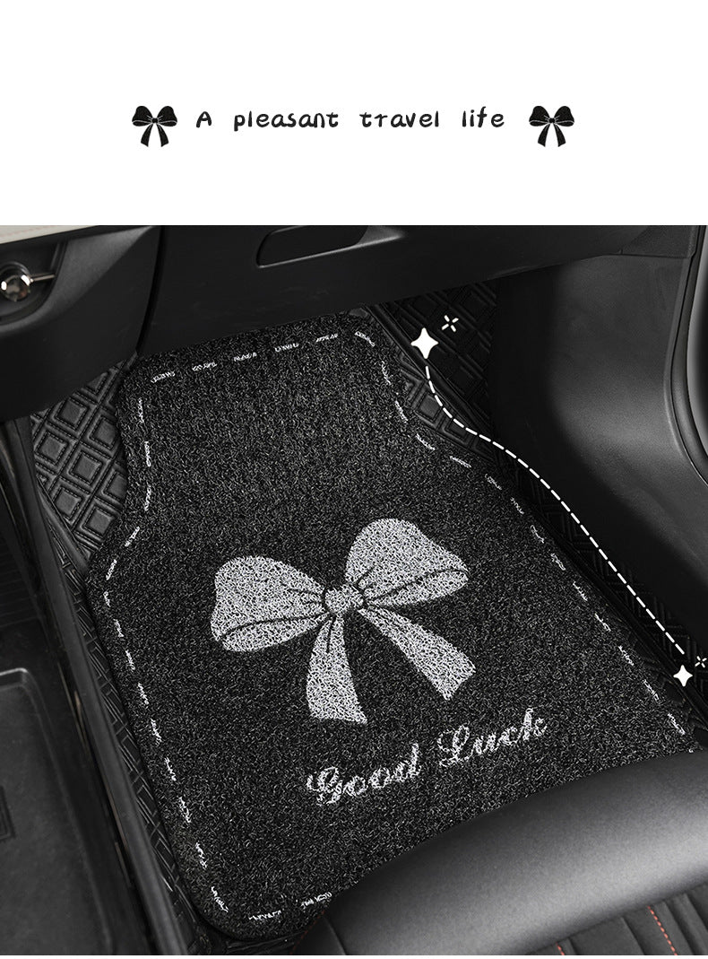 **Cute Universal Car Floor Mats for Women**