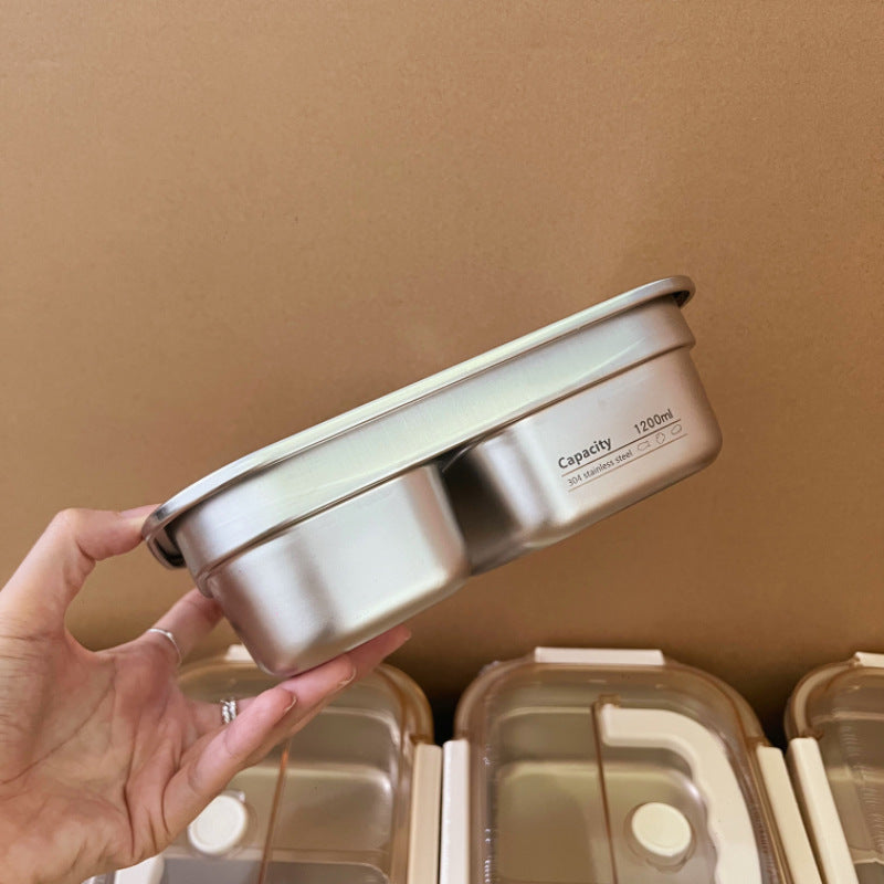 304 Stainless Steel Compartment Insulated Lunch Box