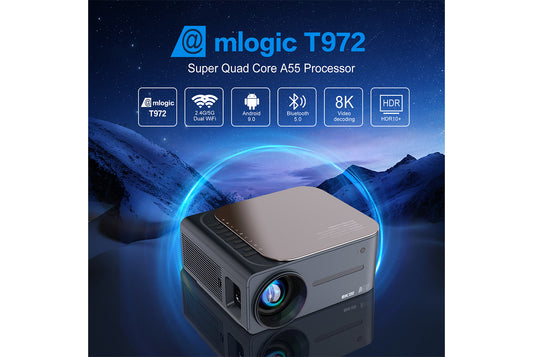**M8 Smart Projector LCD Android 8K Home Projector**(UK plug)