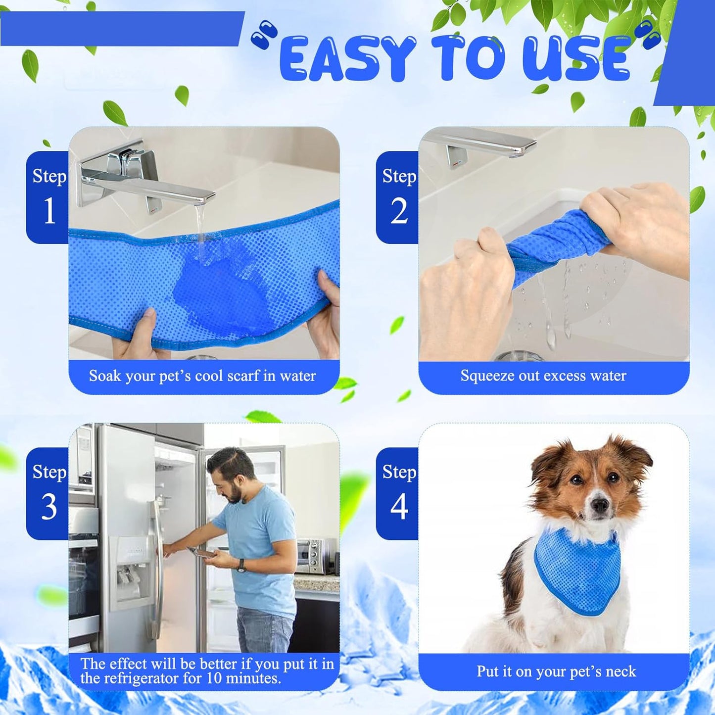 # Summer Pet Cooling Scarf
