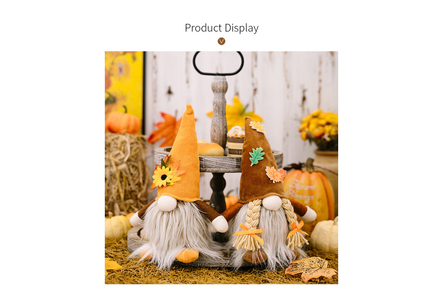 *Thanksgiving Decorative Gnome Figurine