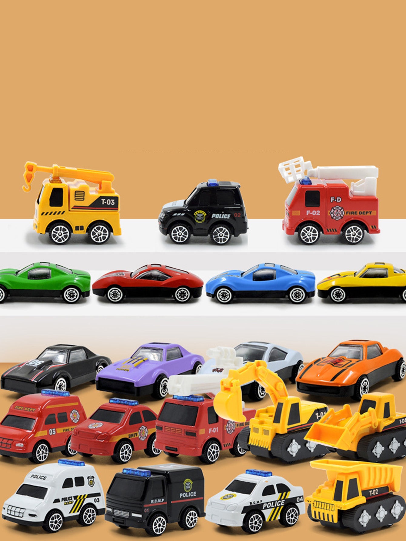 Christmas countdown boy engineering car toy