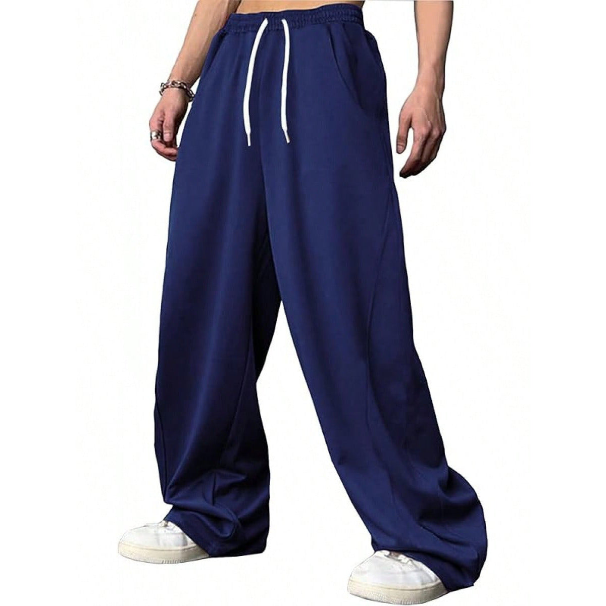 Loose-fitting Straight-Leg Sports Pants