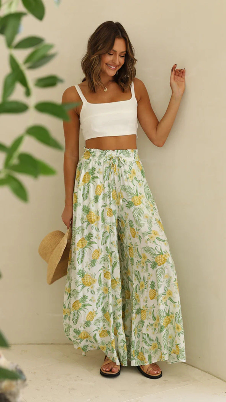 # Women's Loose-fitting Fashion Wide-Leg Casual Trousers