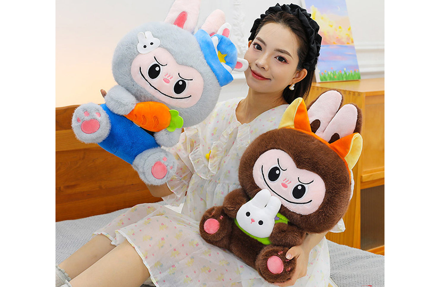 Transformation Labubu Plush Doll