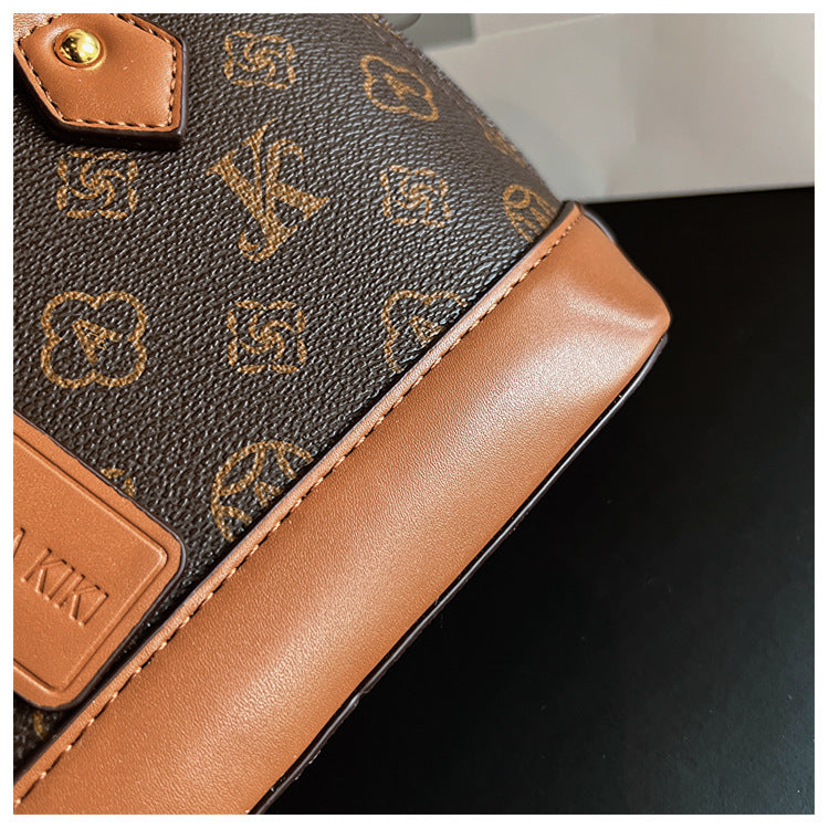 Monogram Letter Shell Bag