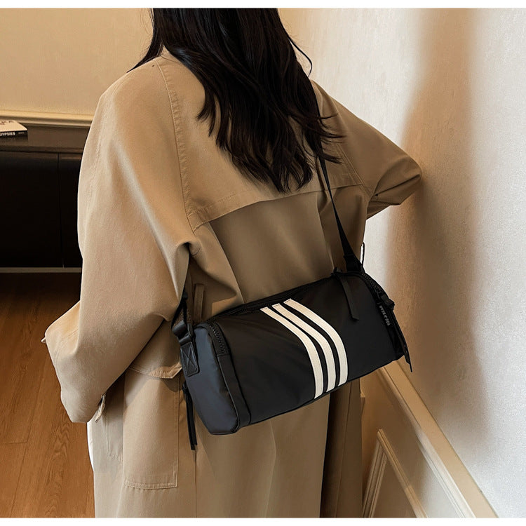Stylish Sporty Cylindrical Bag
