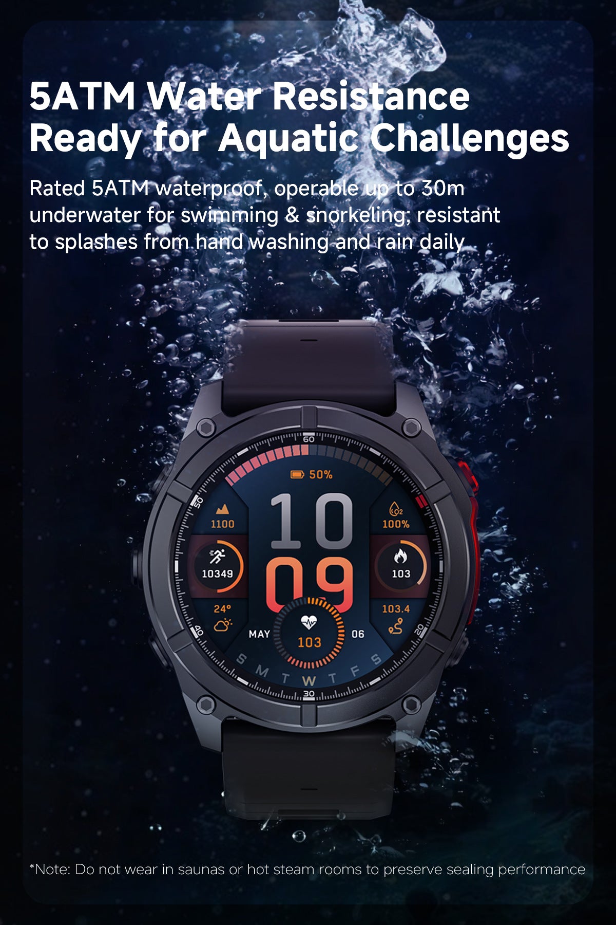 # F8 Pro Outdoor Multifunctional Smartwatch