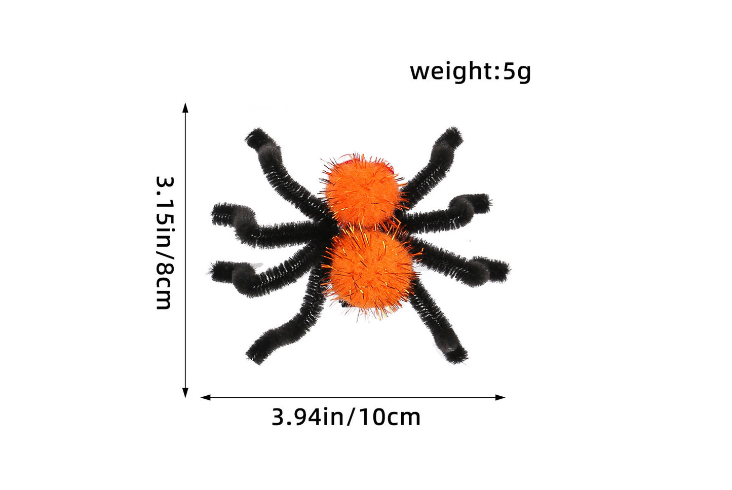 **Halloween Spider Hair Clips - Halloween Party Decorations for Kids and Adults**