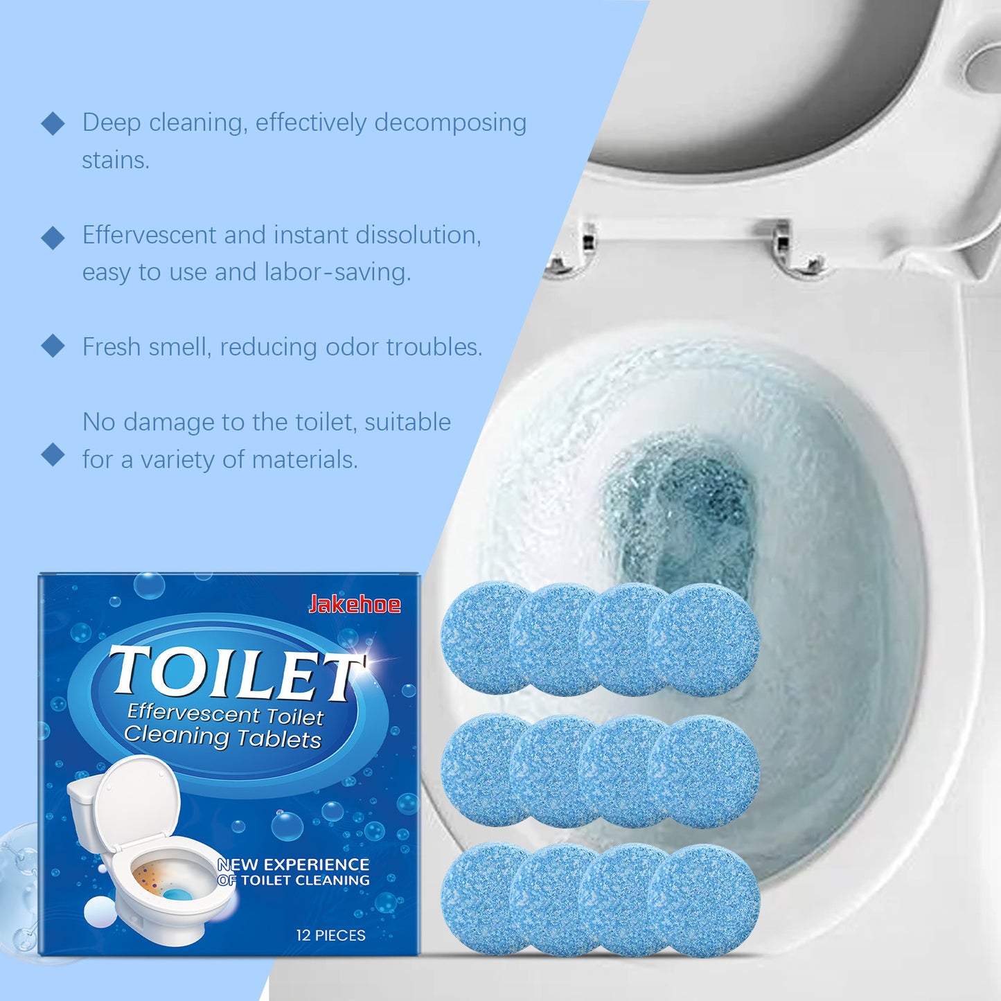 # Toilet Cleaning Effervescent Tablets