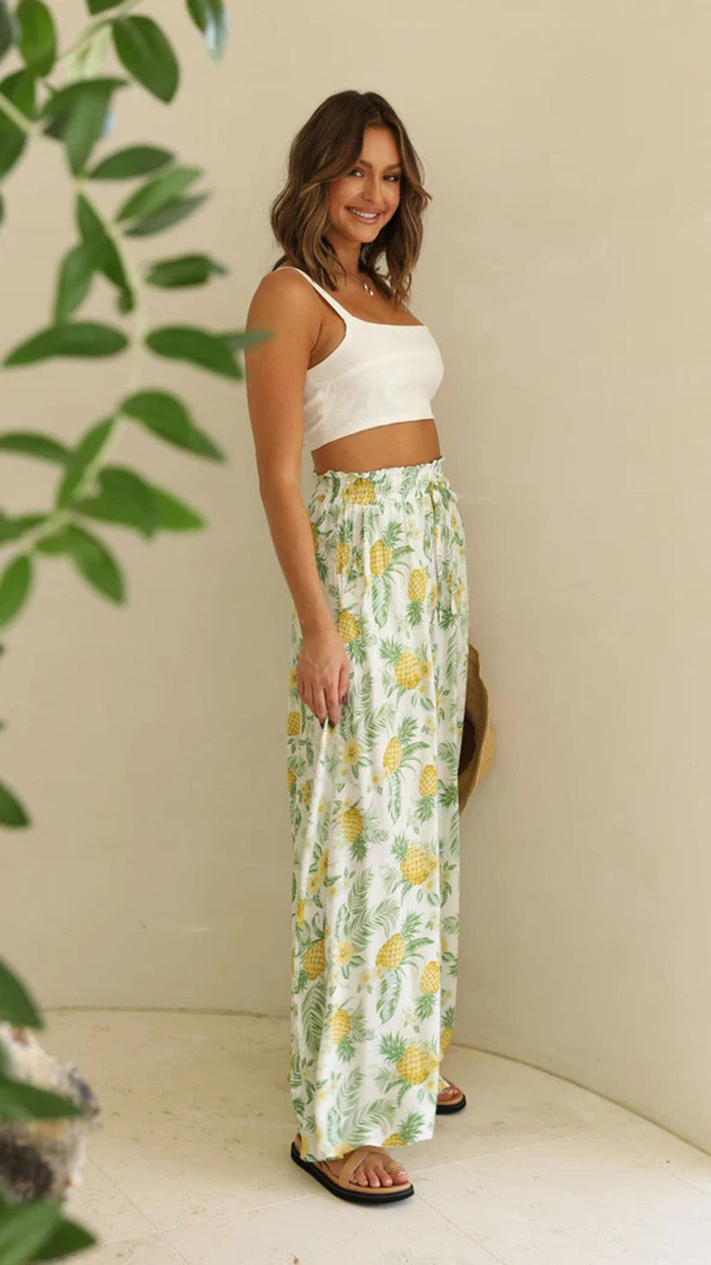 # Women's Loose-fitting Fashion Wide-Leg Casual Trousers