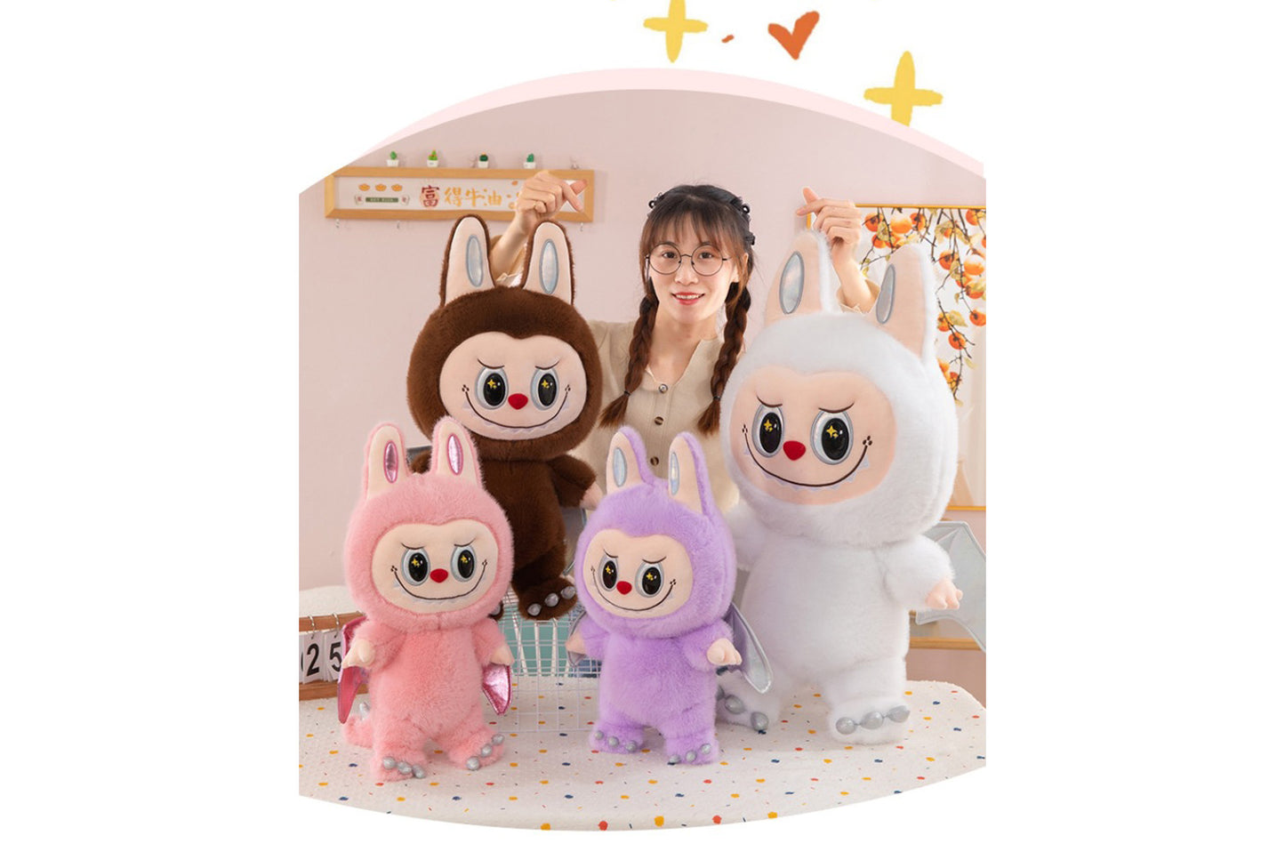 Angel Labubu Plush Toy