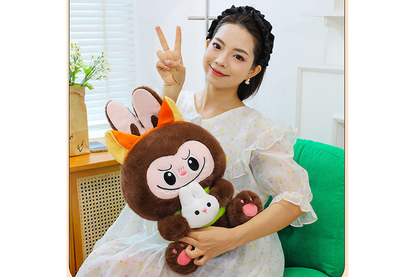 Transformation Labubu Plush Doll