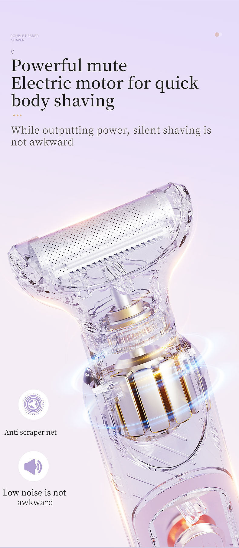 # Digital Display 5-in-1 Electric Hair Shaver for Women