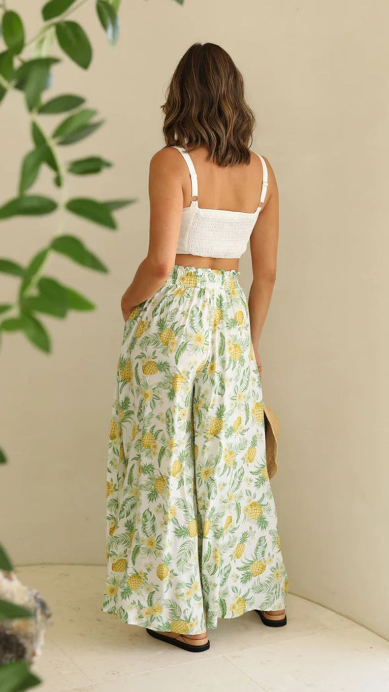 # Women's Loose-fitting Fashion Wide-Leg Casual Trousers