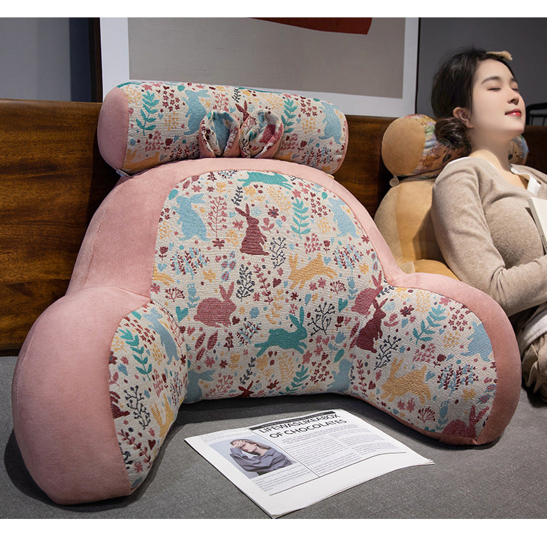 Soft Backrest Cushion with Lumbar Support