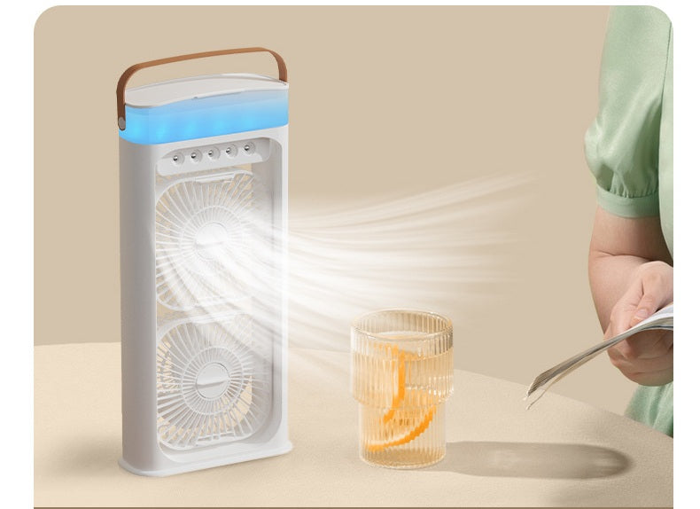 # Dual-Head Spray Water-Cooled Humidifier Fan