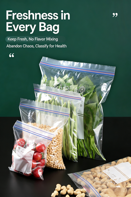 Double-ribbed Sealing Food Storage Bags
