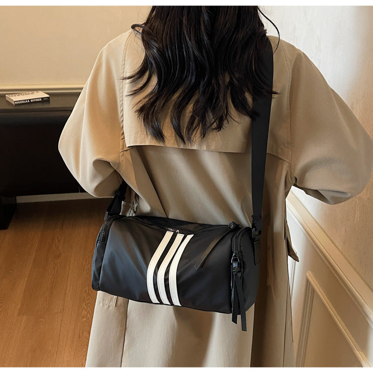 Stylish Sporty Cylindrical Bag