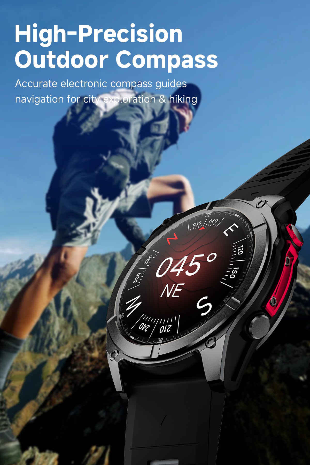 # F8 Pro Outdoor Multifunctional Smartwatch